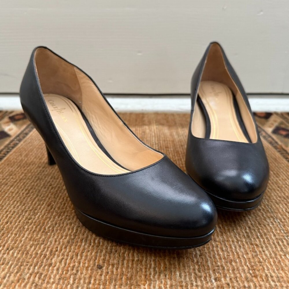 Cole Haan Black Platform Pumps